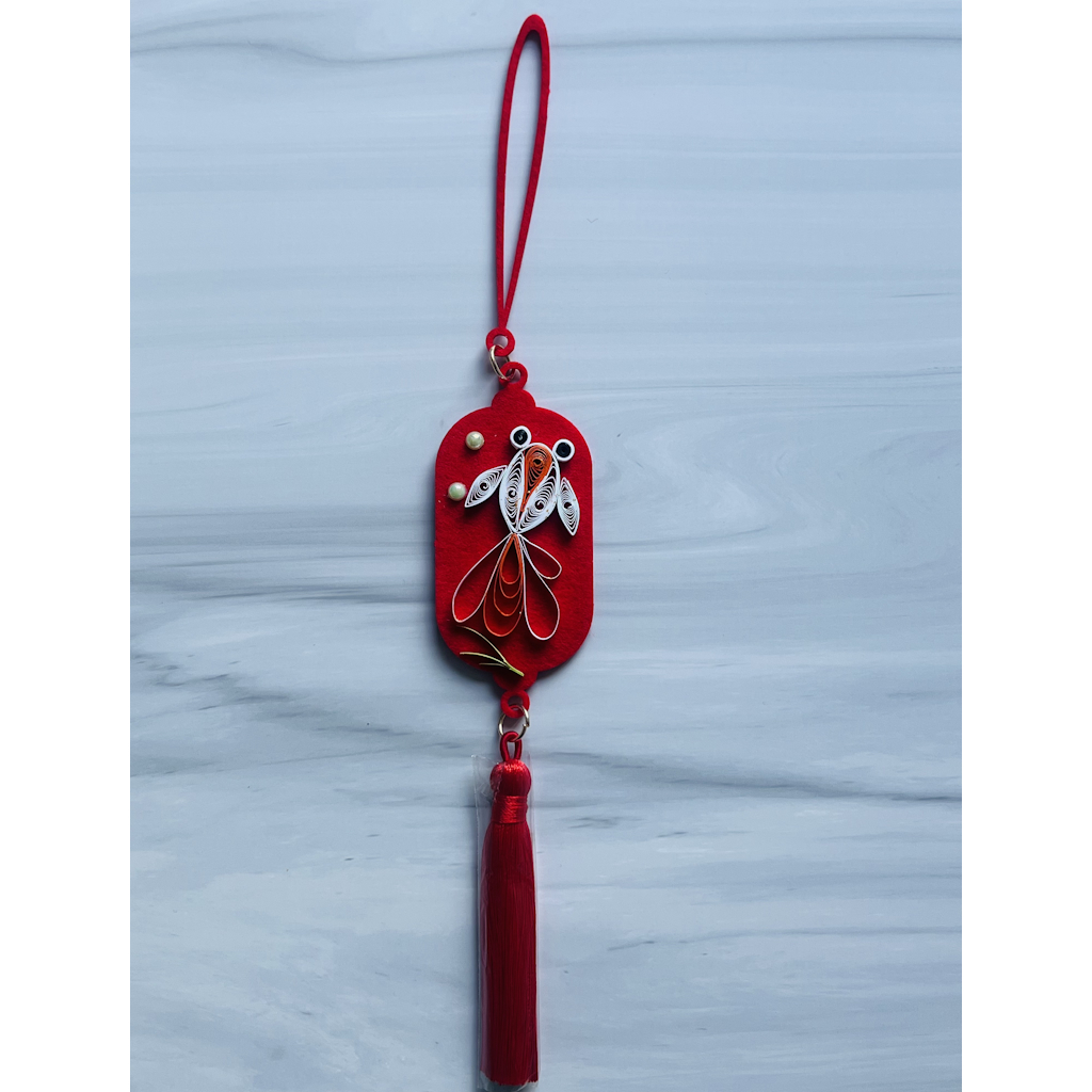 新春捲紙吊飾 - 年年有餘