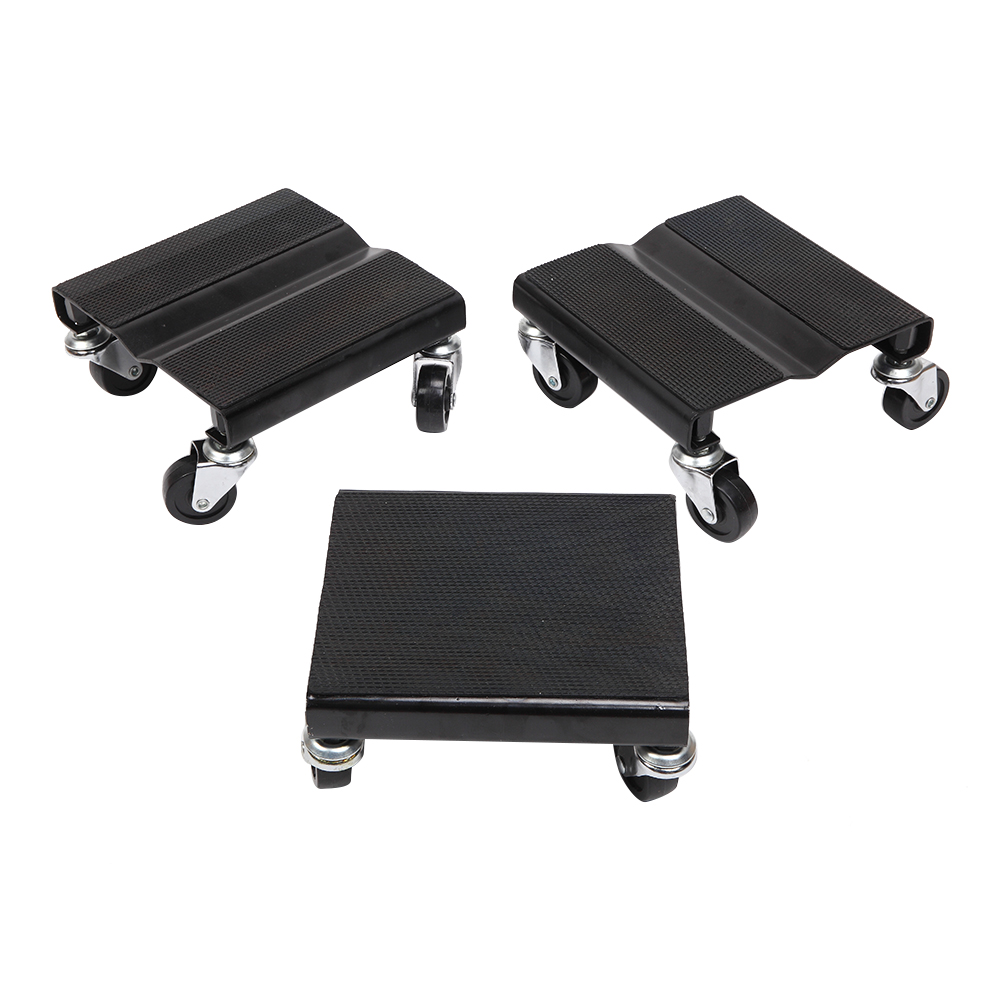 3pcs Snow Mobile Dolly Black